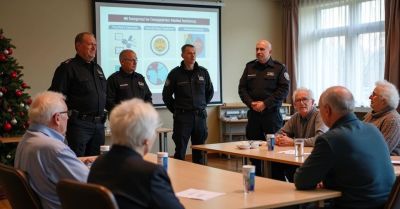 Seniorzy w Ułężu uczą się jak uchronić się przed oszustami